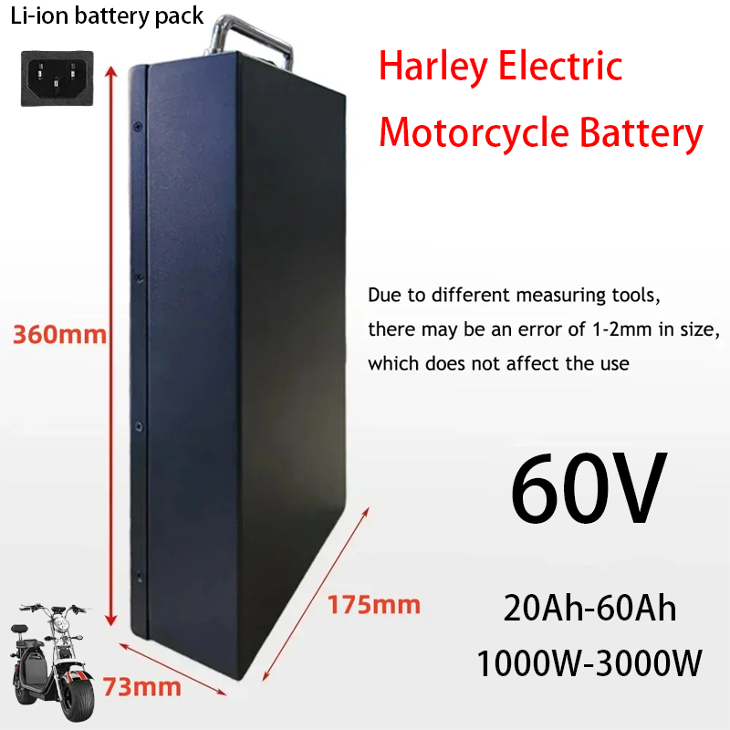 72V 30Ah Lifepo4 Battery Pack - ชุดแบตเตอรี่ลิเธียมไอออนสำหรับมอเตอร์ไซค์ไฟฟ้า 1800W-3000W 60V 20Ah-60Ah สำหรับรถฮาร์เลย์สองล้อ Citycoco