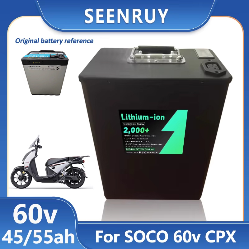 72V 30Ah Lifepo4 Battery Pack - แบตเตอรี่ Seenruy Super SOCO CPX 60V
