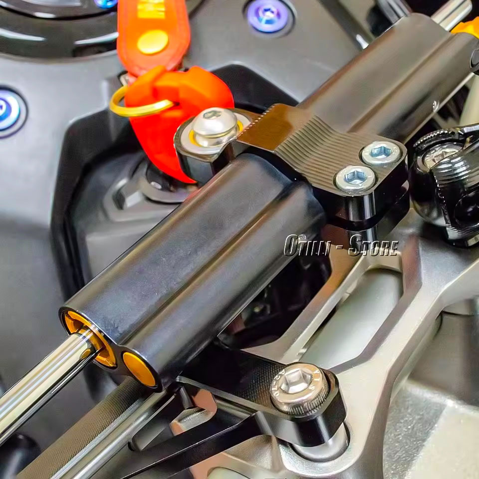 ชุดติดตั้งกันสะบัดแฮนด์มอเตอร์ - Steering Damper Stabilizer Kit Cnc บทวิจารณ์และราคา