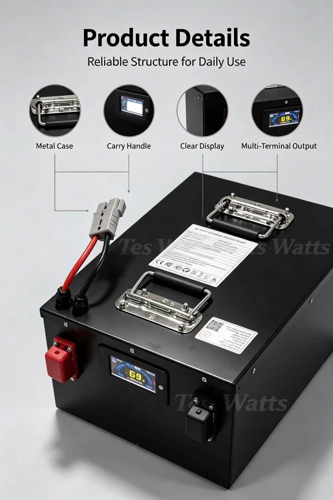 แบตเตอรี่ลิเธียมไลฟ์โป4 72V 30 - 72V 30Ah Lifepo4 Battery Pack บทวิจารณ์และราคา