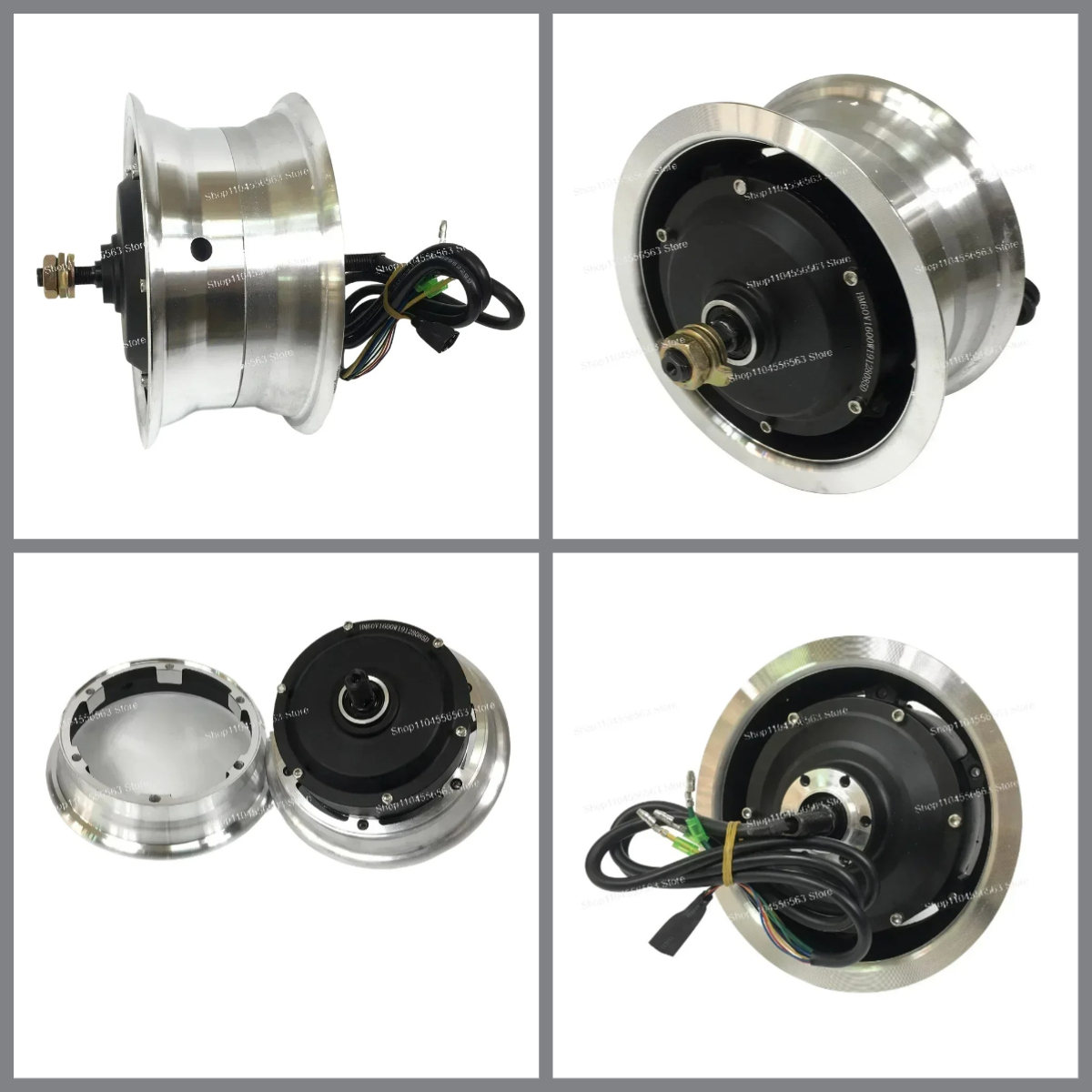 มอเตอร์ฮับล้อสกู๊ตเตอร์ไฟฟ้า 6 - 11 Inch 72V 3500W Motor Wheel บทวิจารณ์และราคา