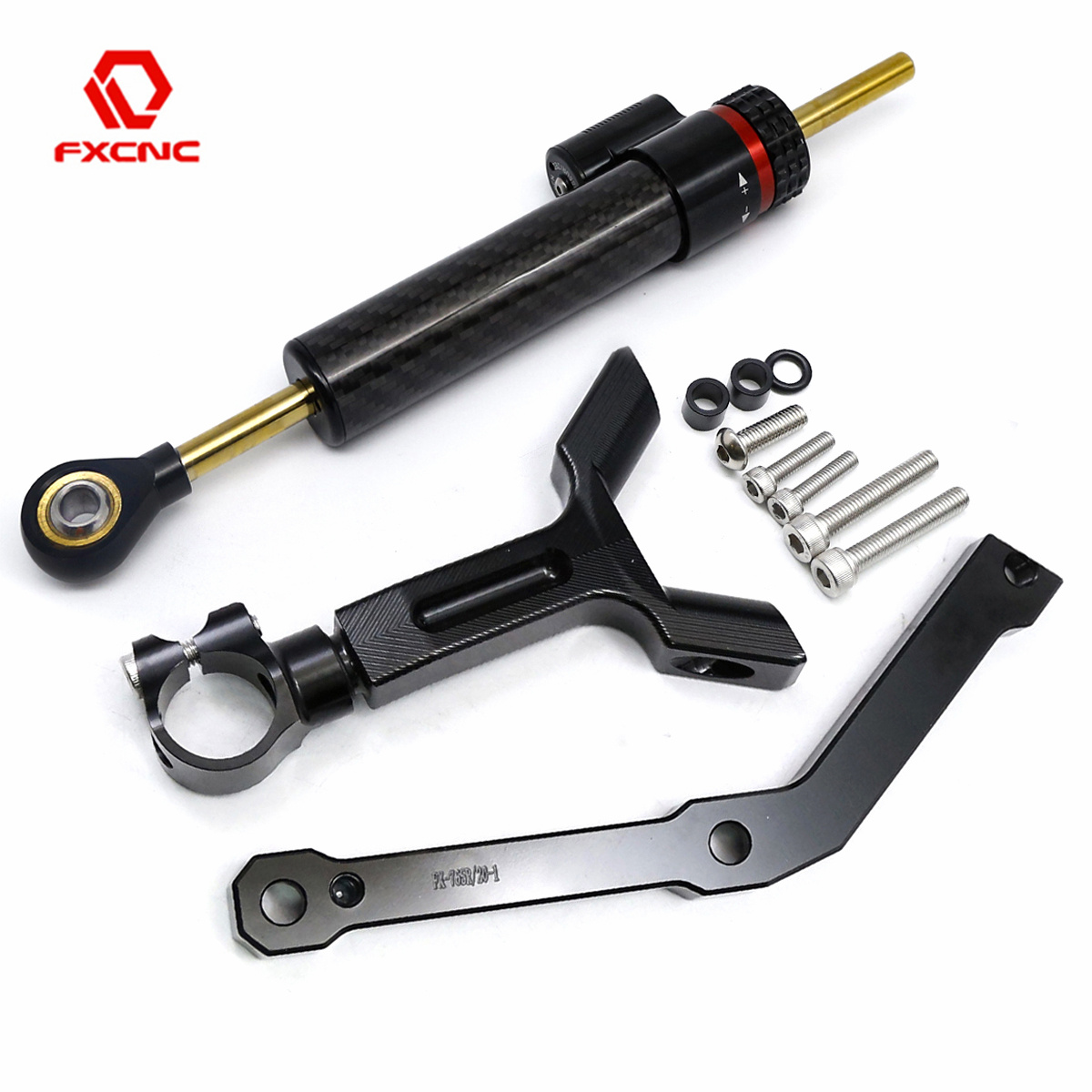 ชุดติดตั้งกันสะบัดแฮนด์ CNC สำ - Steering Damper Stabilizer Kit Cnc บทวิจารณ์และราคา